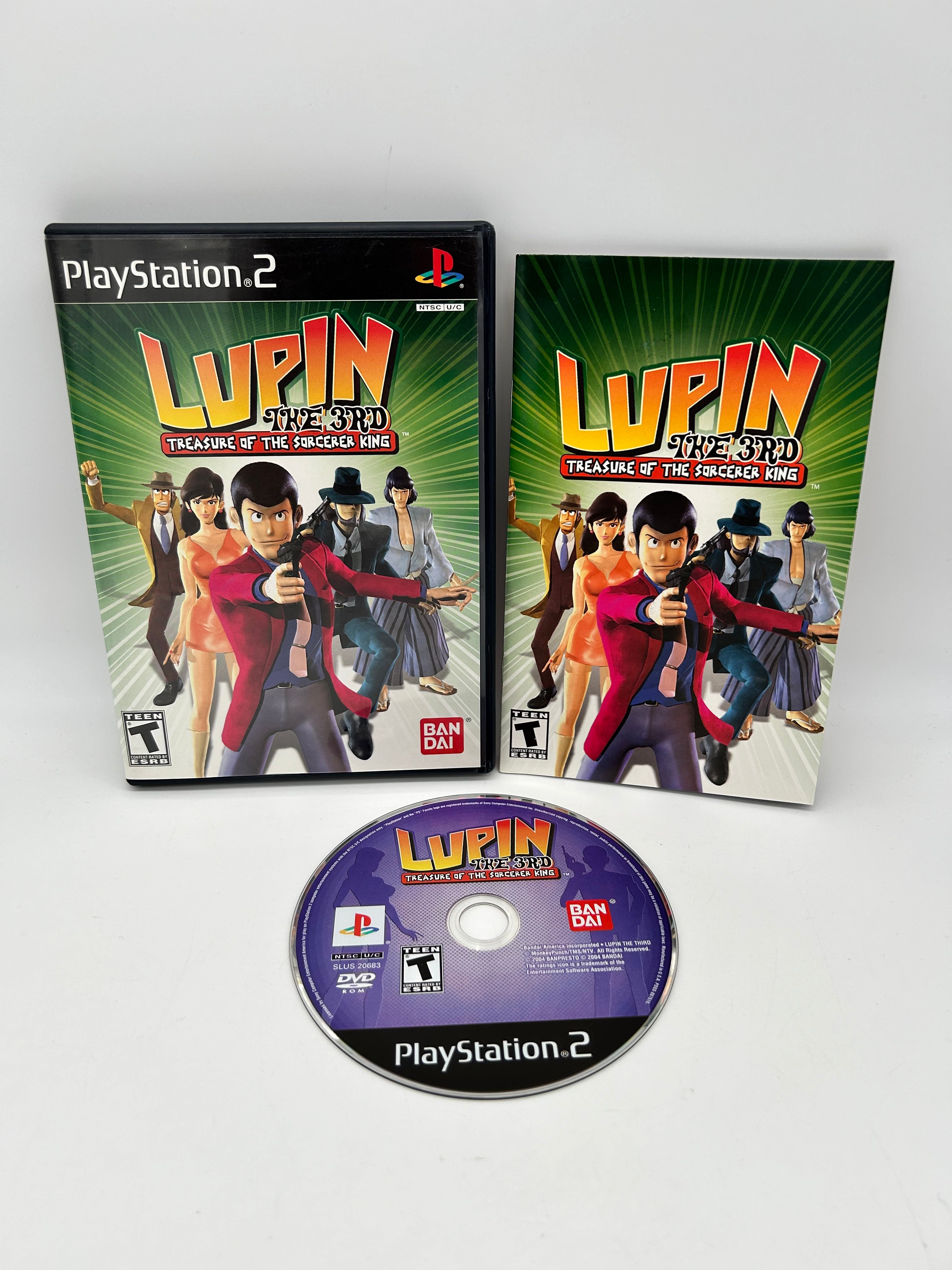 SONY PLAYSTATiON 2 [PS2] | LUPiN THE 3RD TREASURE OF THE SORCERER KiNG