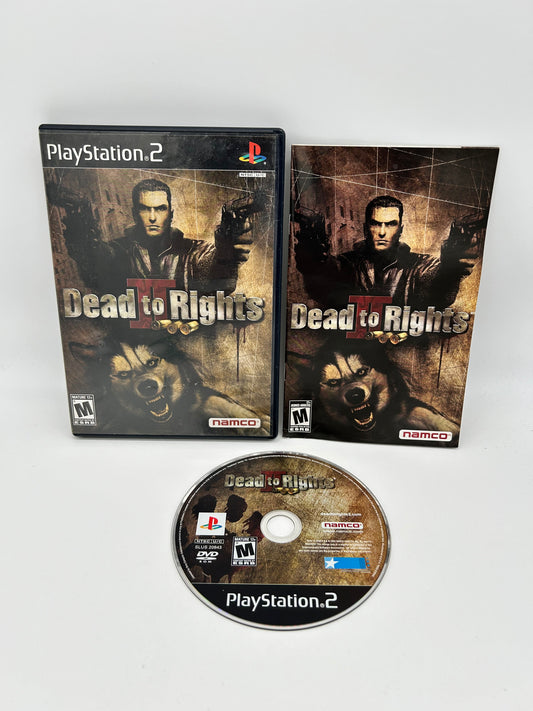 PiXEL-RETRO.COM : SONY PLAYSTATION 2 (PS2) COMPLET CIB BOX MANUAL GAME NTSC DEAD TO RIGHTS II