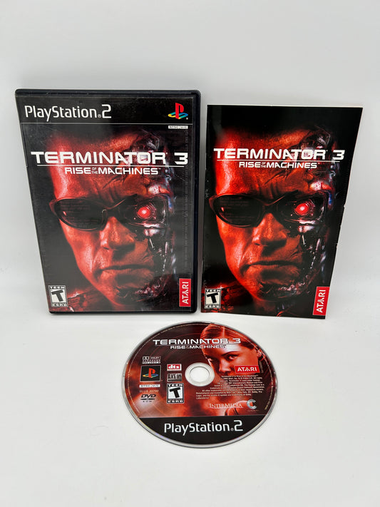 PiXEL-RETRO.COM : SONY PLAYSTATION 2 (PS2) COMPLET CIB BOX MANUAL GAME NTSC TERMINATOR 3 RISE OF THE MACHINES