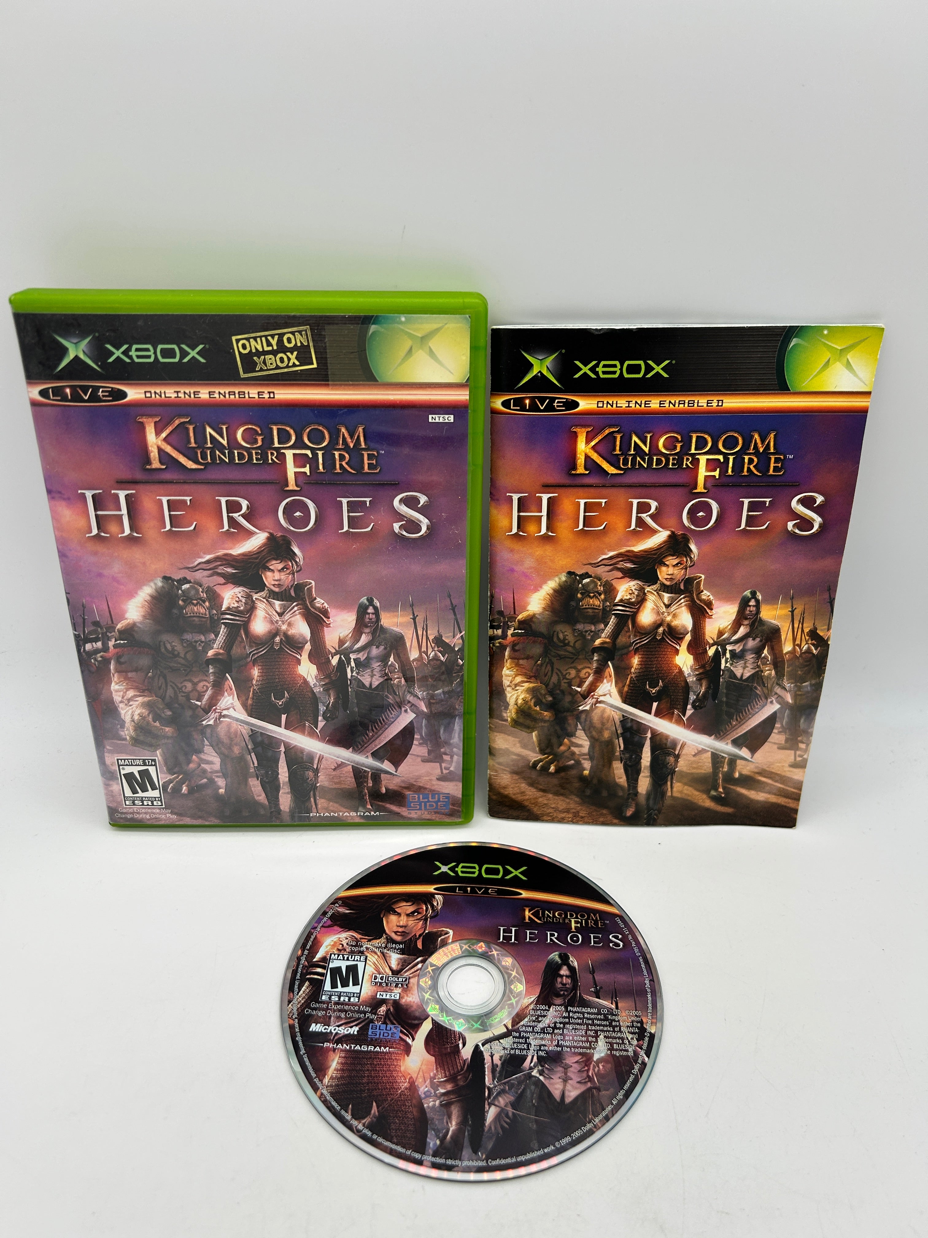 MiCROSOFT XBOX ORiGiNAL | KiNGDOM UNDER FIRE HEROES – PiXEL-RETRO.COM