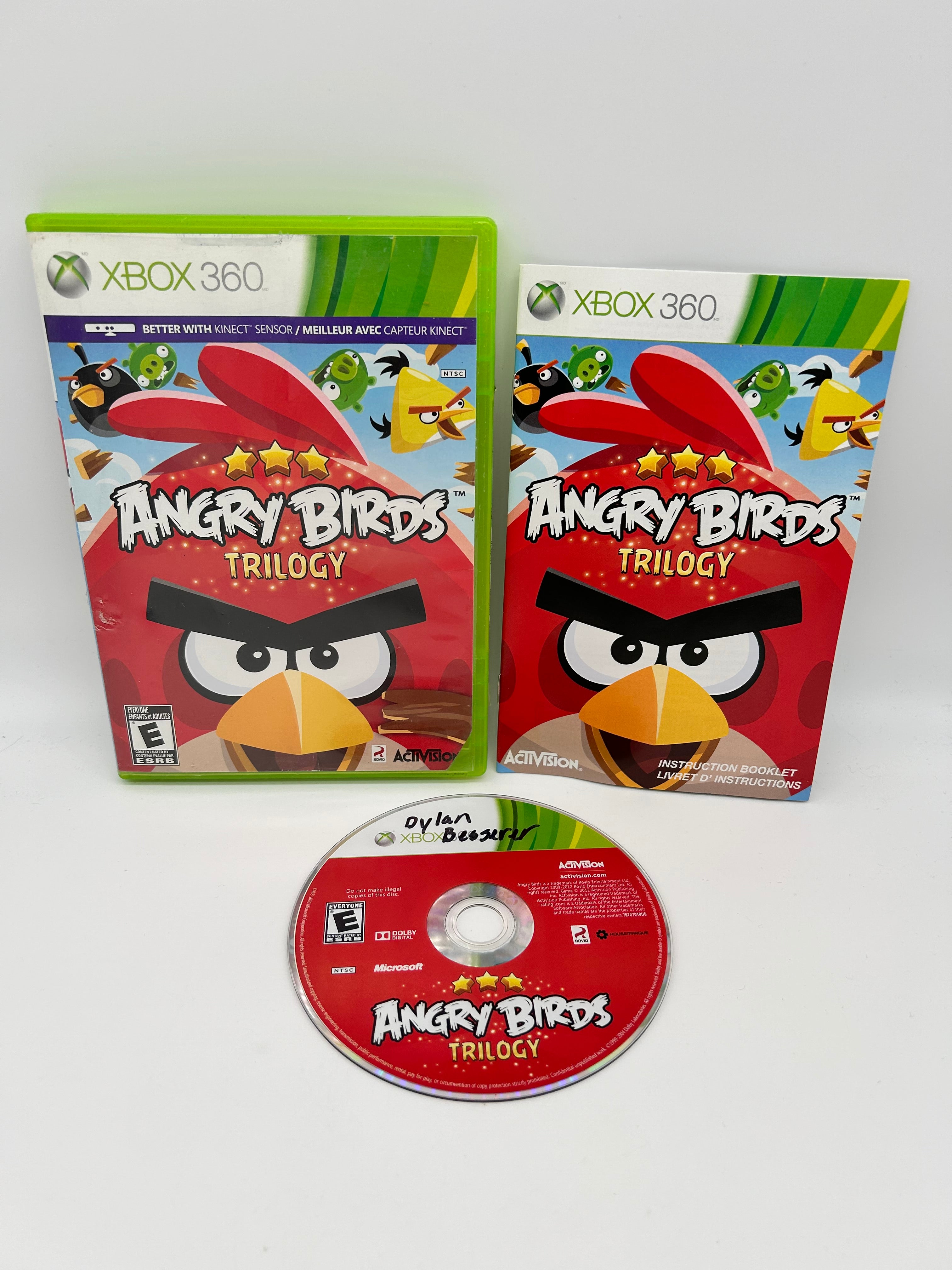 Angry Birds Trilogy Sur Xbox 360 - Complet Et En Bon état - PAL