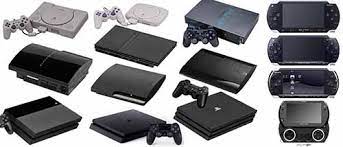 Collection console de jeux video du fabricant Sony Playstation
