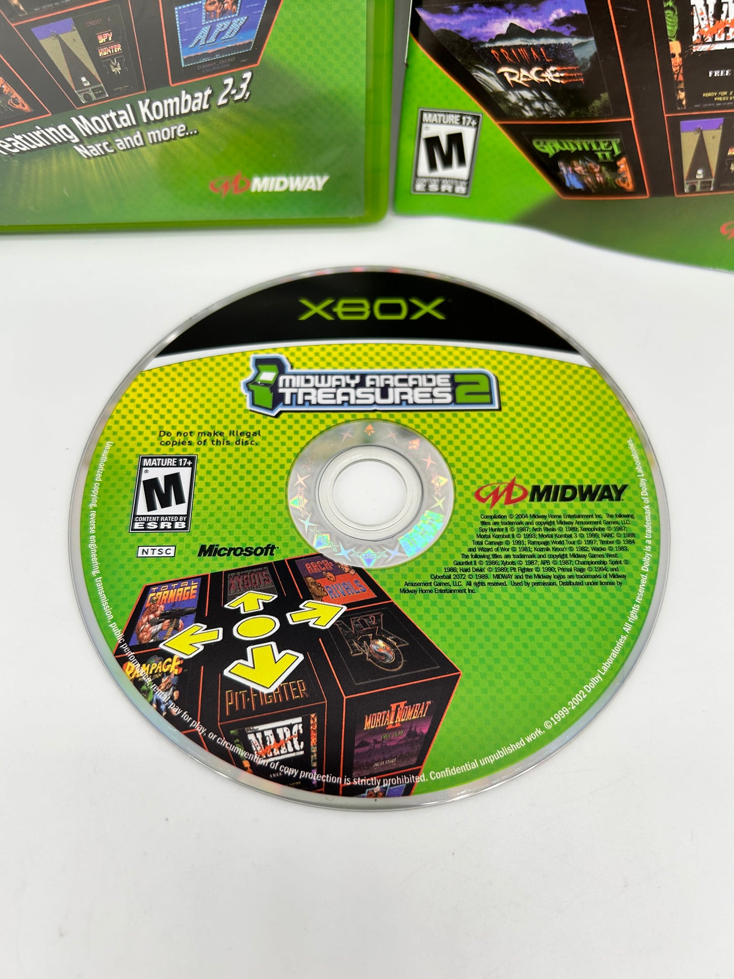 MiCROSOFT XBOX ORiGiNAL | MiDWAY ARCADE TREASURES 2