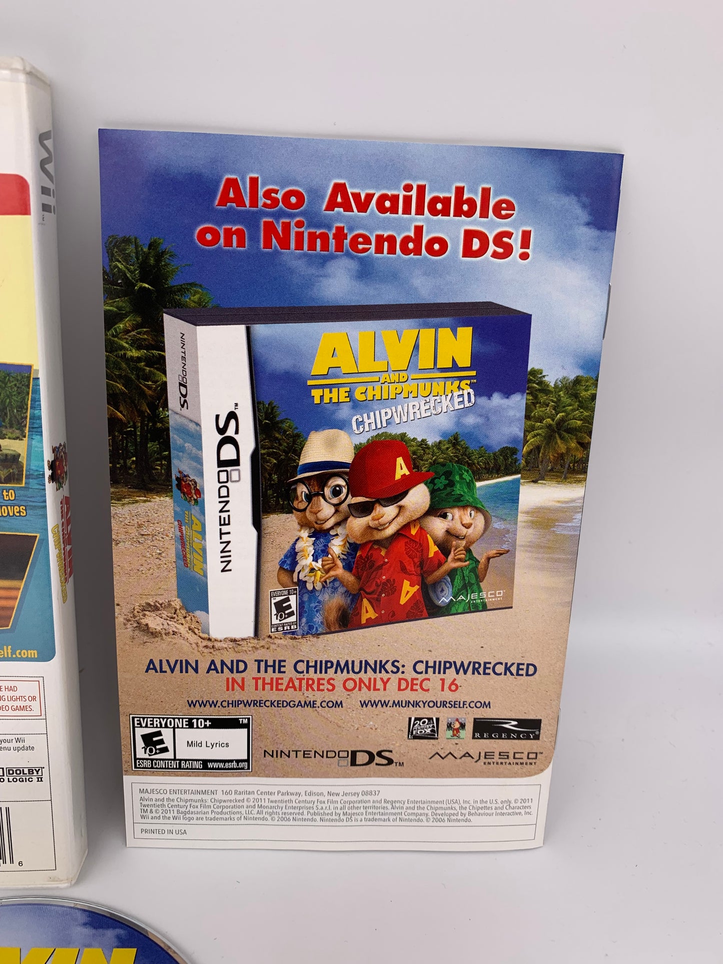 NiNTENDO Wii | ALViN AND THE CHiPMUNKS CHiPWRECKED