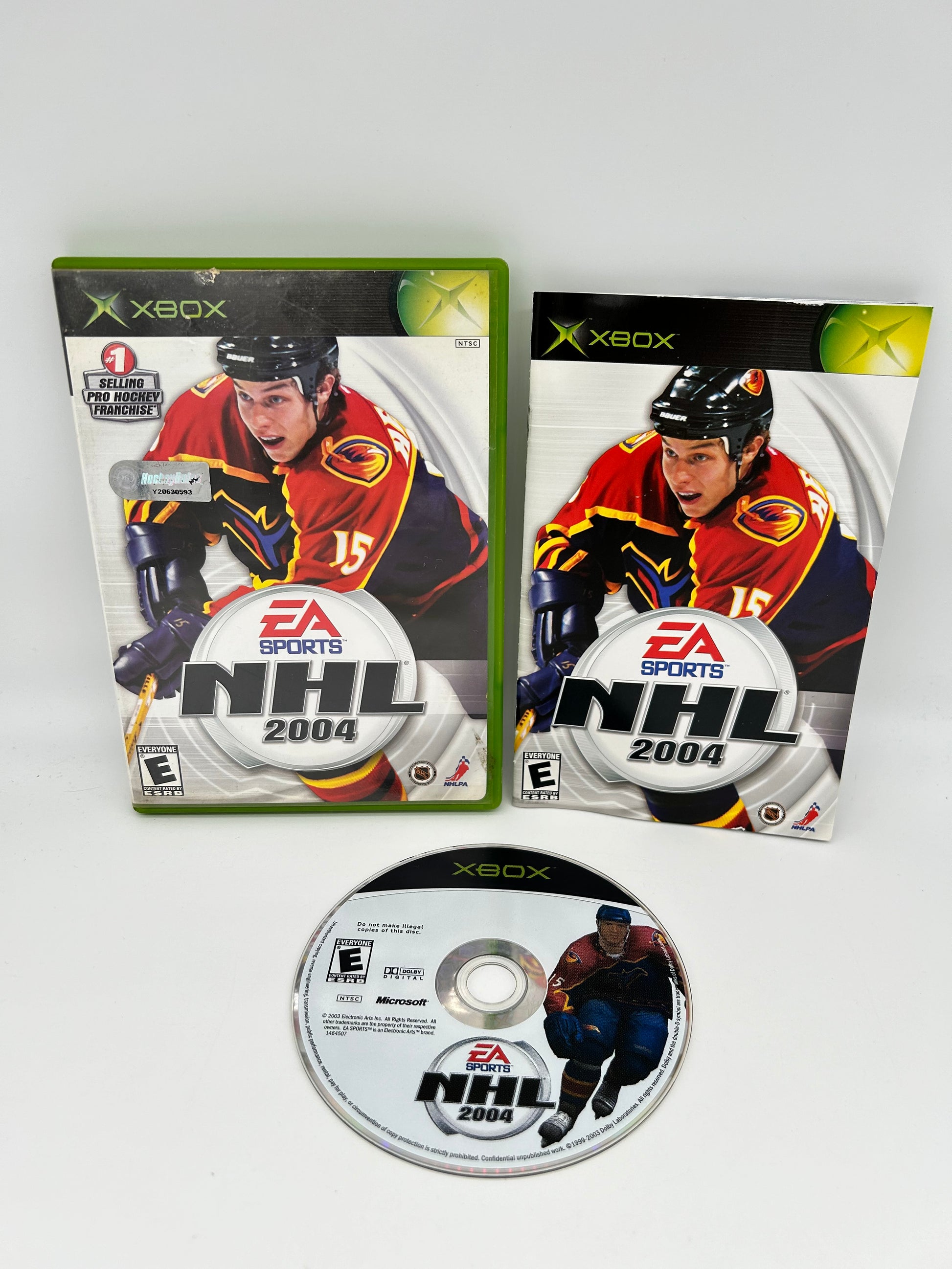 PiXEL-RETRO.COM : MICROSOFT XBOX COMPLETE CIB BOX MANUAL GAME NTSC NHL 2004