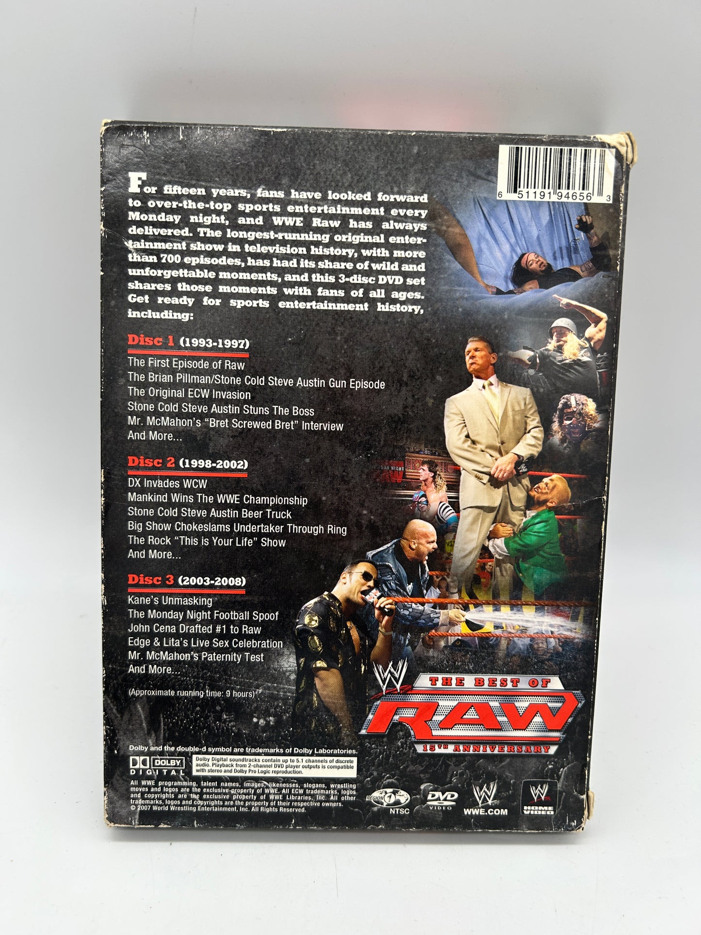 FiLM DVD | WWE THE BEST OF RAW 15TH ANNiVERSARY 1993-2008