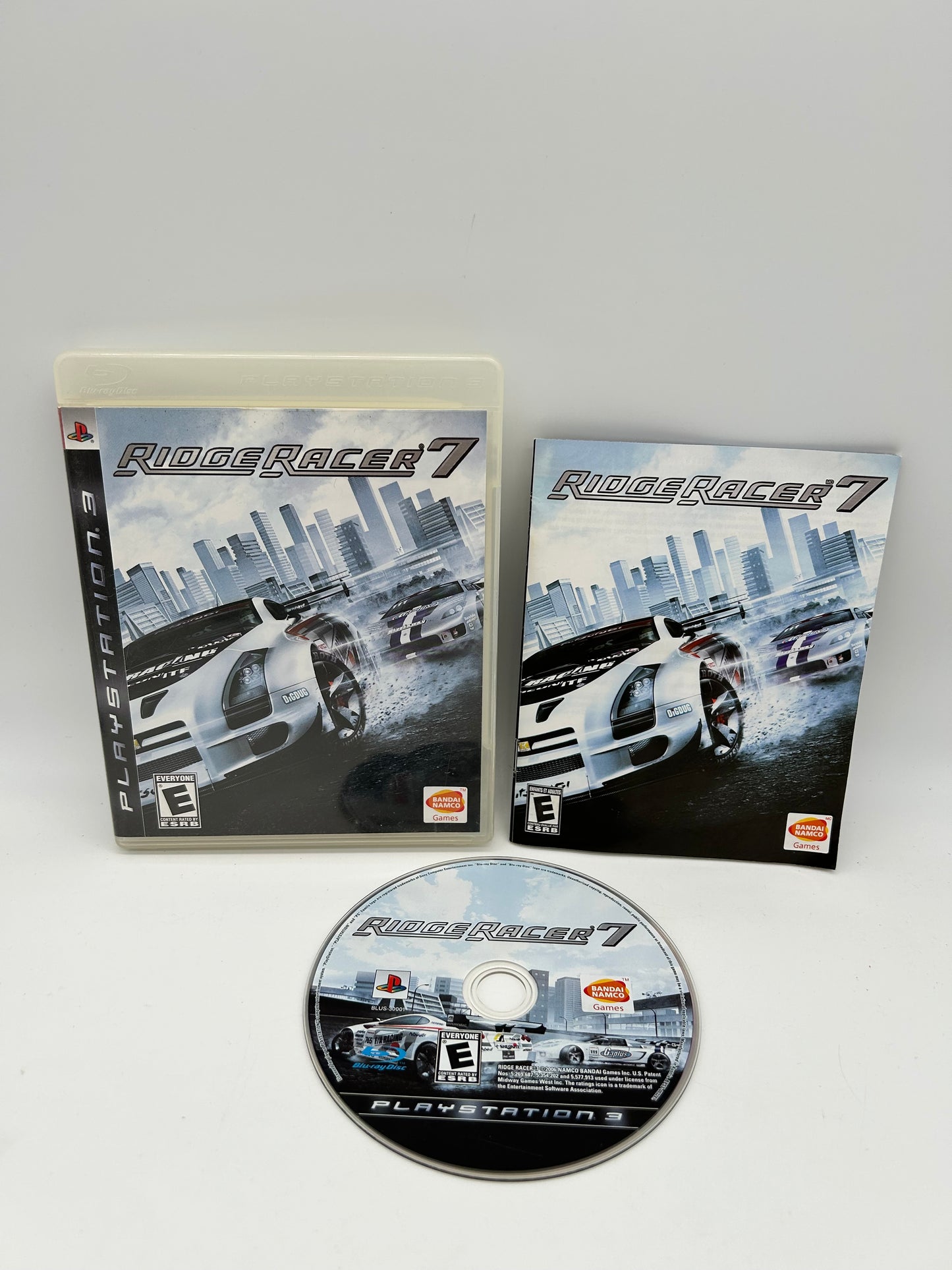 PiXEL-RETRO.COM : SONY PLAYSTATION 3 (PS3) COMPLET CIB BOX MANUAL GAME NTSC RIDGE RACER 7