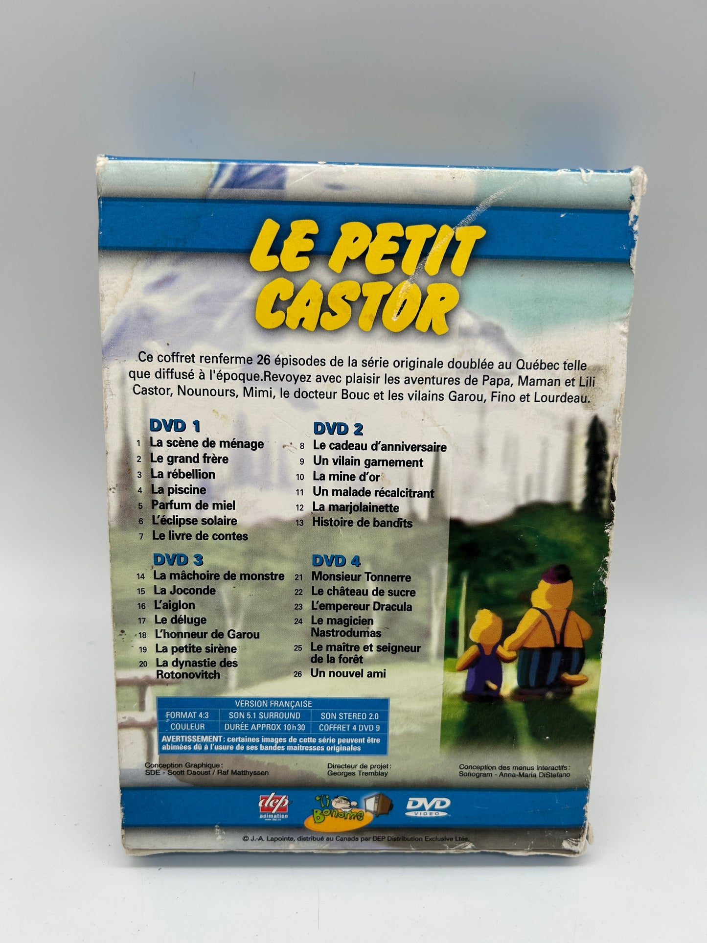 SERiE DVD | LE PETiT CASTOR COFFRET 1