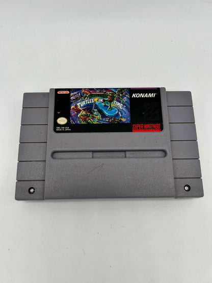 PiXEL-RETRO.COM : SUPER NINTENDO NES (SNES) GAME NTSC TEENAGE MUTANT NINJA TURTLES IV 4 TURTLES IN TIME