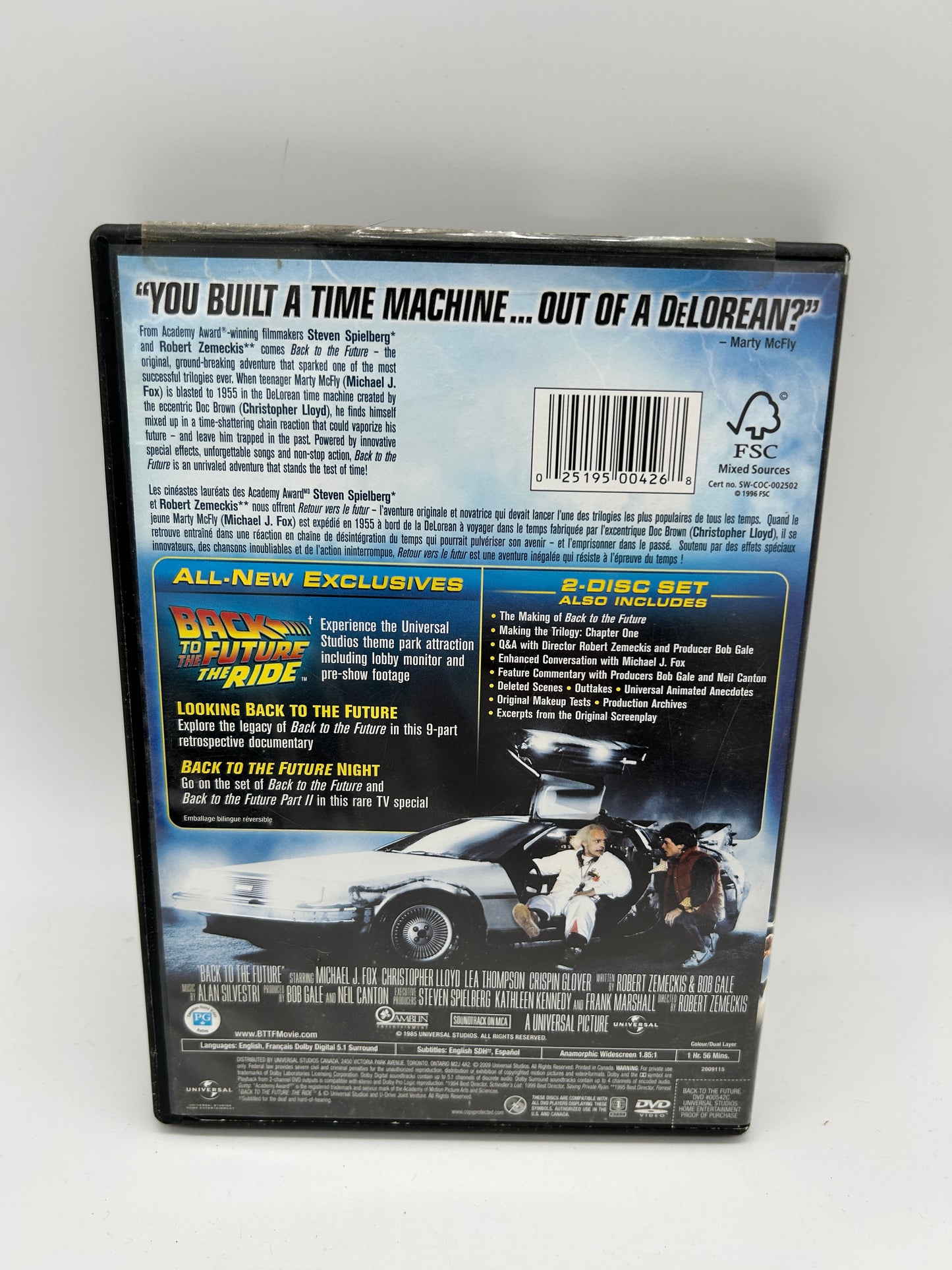 FiLM DVD | RETOUR VERS LE FUTUR [BACK TO THE FUTURE]