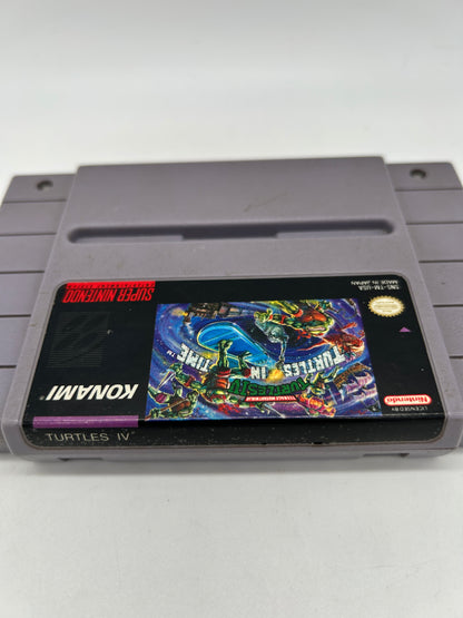 SUPER NiNTENDO [SNES] | TEENAGE MUTANT NiNJA TURTLES IV TURTLES iN TiME