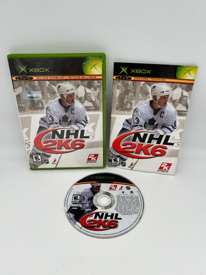 PiXEL-RETRO.COM : MICROSOFT XBOX COMPLETE CIB BOX MANUAL GAME NTSC NHL 2K6