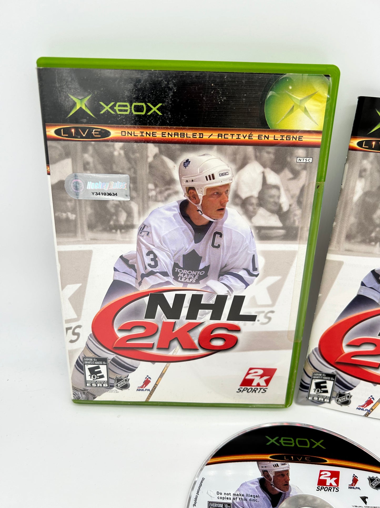 MiCROSOFT XBOX ORiGiNAL | NHL 2K6 | MATS SUNDiN MAPLE LEAFS COVER