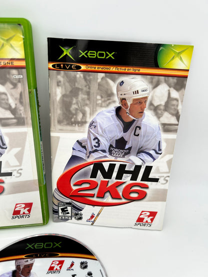 MiCROSOFT XBOX ORiGiNAL | NHL 2K6 | MATS SUNDiN MAPLE LEAFS COVER