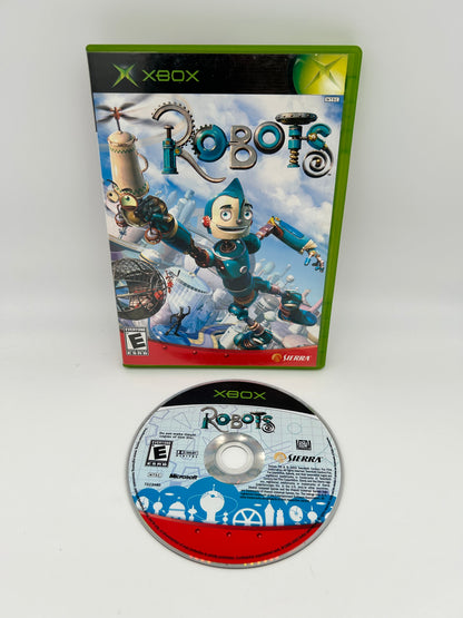 PiXEL-RETRO.COM : MICROSOFT XBOX COMPLETE CIB BOX MANUAL GAME NTSC ROBOTS