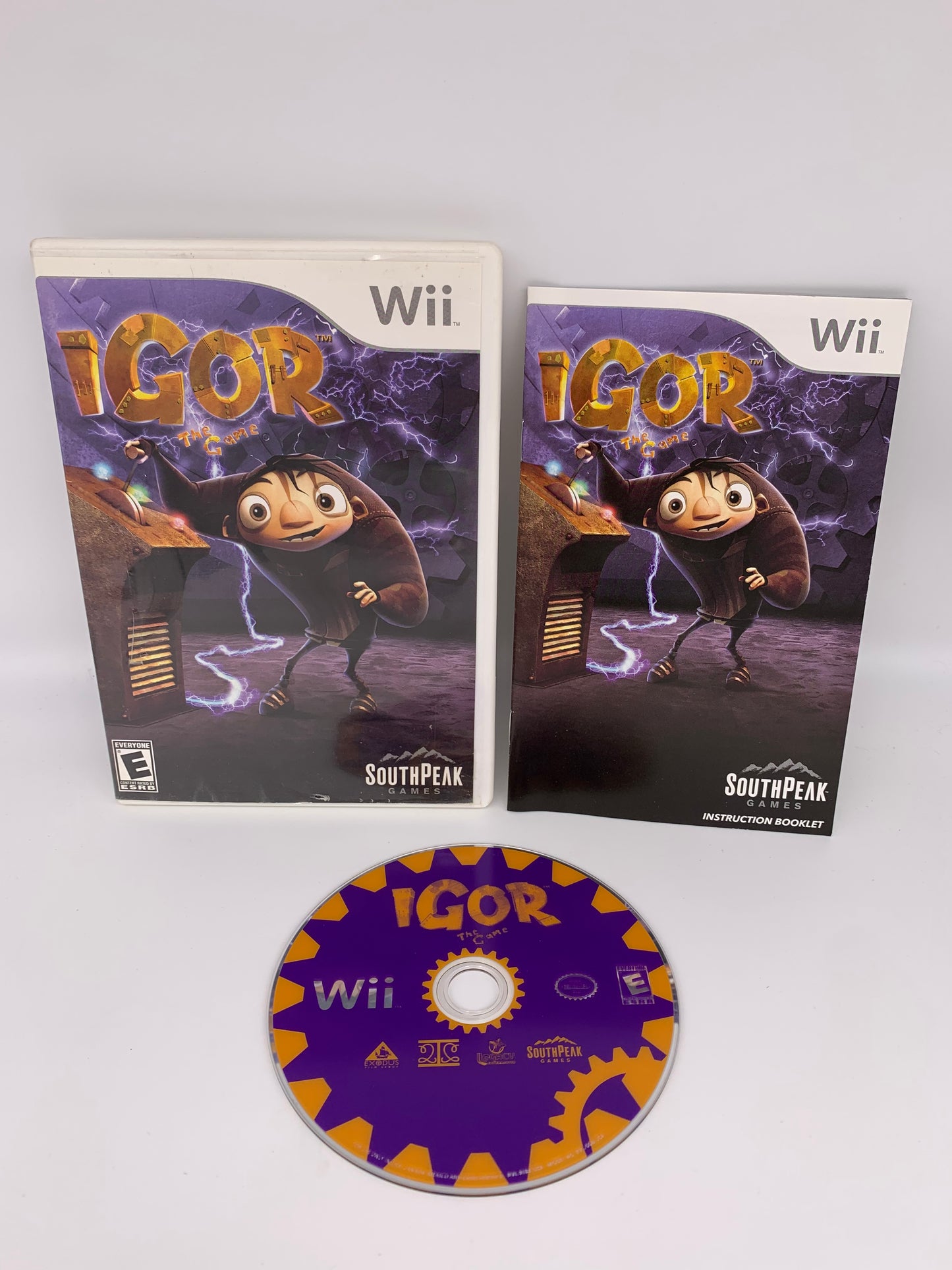 PiXEL-RETRO.COM : NINTENDO WII COMPLET CIB BOX MANUAL GAME NTSC IGOR