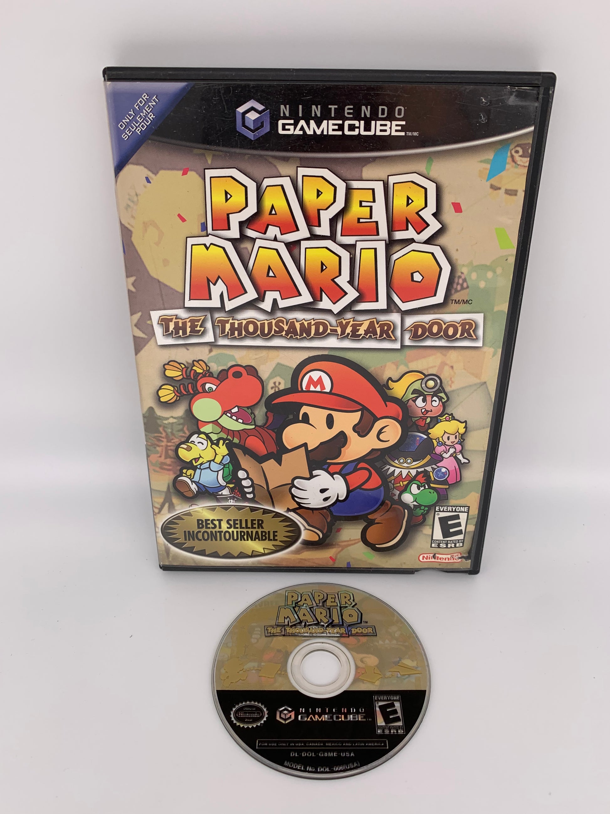 PiXEL-RETRO.COM : NINTENDO GAMECUBE COMPLETE CIB BOX MANUAL GAME NTSC PAPER MARIO THE THOUSAND YEAR DOOR