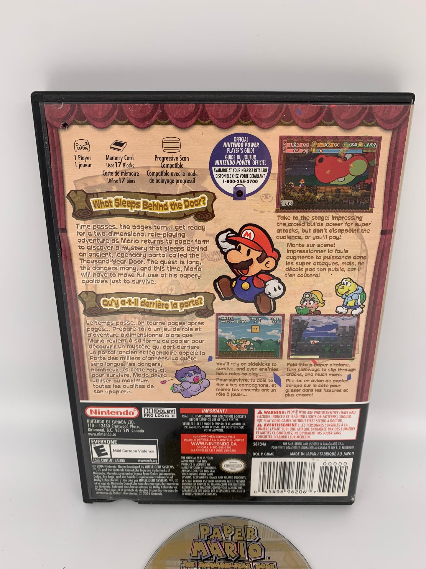 NiNTENDO GAMECUBE [NGC] | PAPER MARiO THE THOUSAND YEAR DOOR