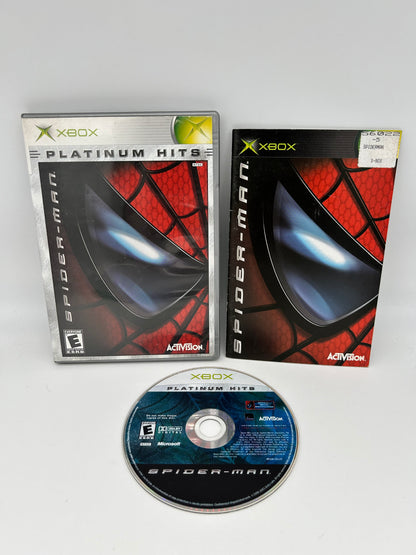 PiXEL-RETRO.COM : MICROSOFT XBOX COMPLETE CIB BOX MANUAL GAME NTSC SPIDER-MAN