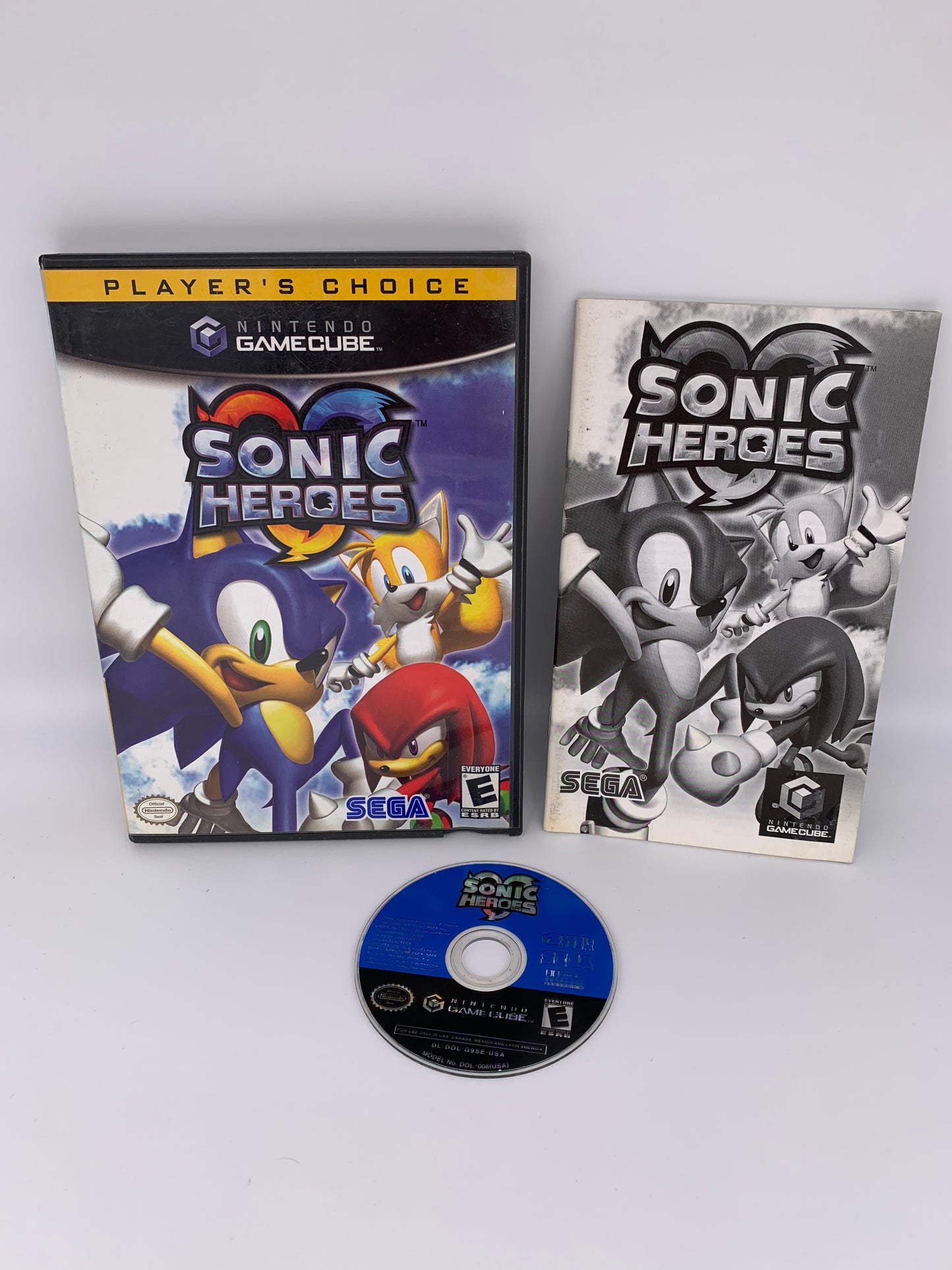 PiXEL-RETRO.COM : NINTENDO GAMECUBE SONIC HEROES COMPLETE CIB BOX INSTRUCTION MANUAL GAME NTSC