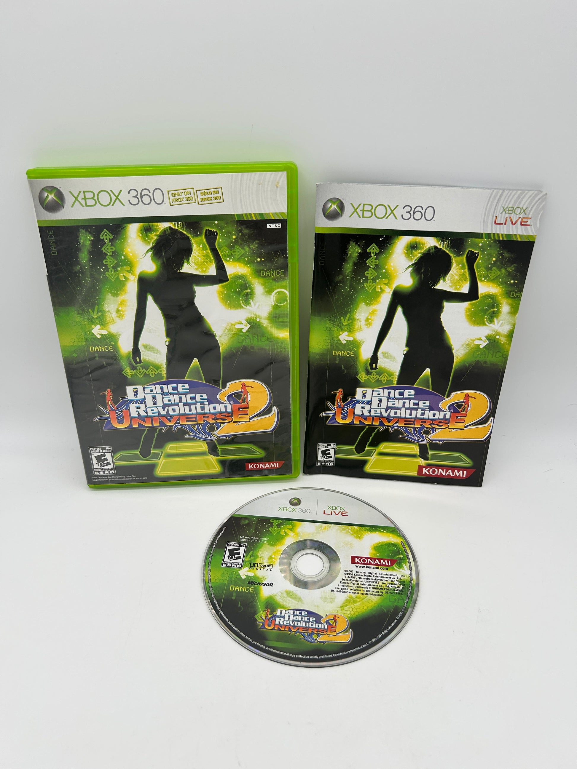 PiXEL-RETRO.COM : MICROSOFT XBOX 360 COMPLETE CIB BOX MANUAL GAME NTSC DANCE DANCE REVOLUTION UNIVERSE 2
