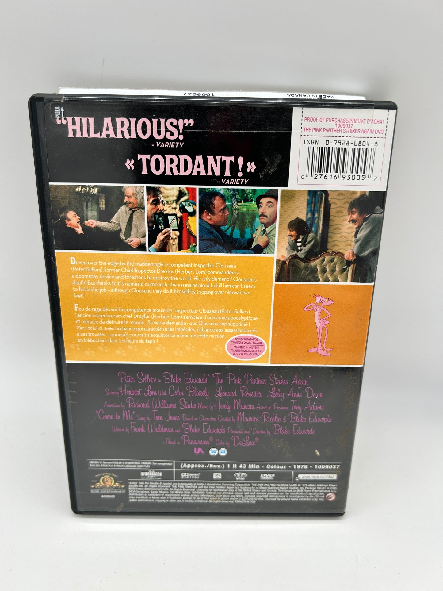 FiLM DVD | LA PANTHERE ROSE QUAND LA S'EMMELE [PiNK PANTHER STRiKES AGAiN]