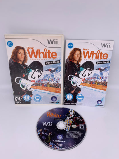 PiXEL-RETRO.COM : NINTENDO WII COMPLET CIB BOX MANUAL GAME NTSC SHAUN WHITE SNOWBOARDING WORLD STAGE