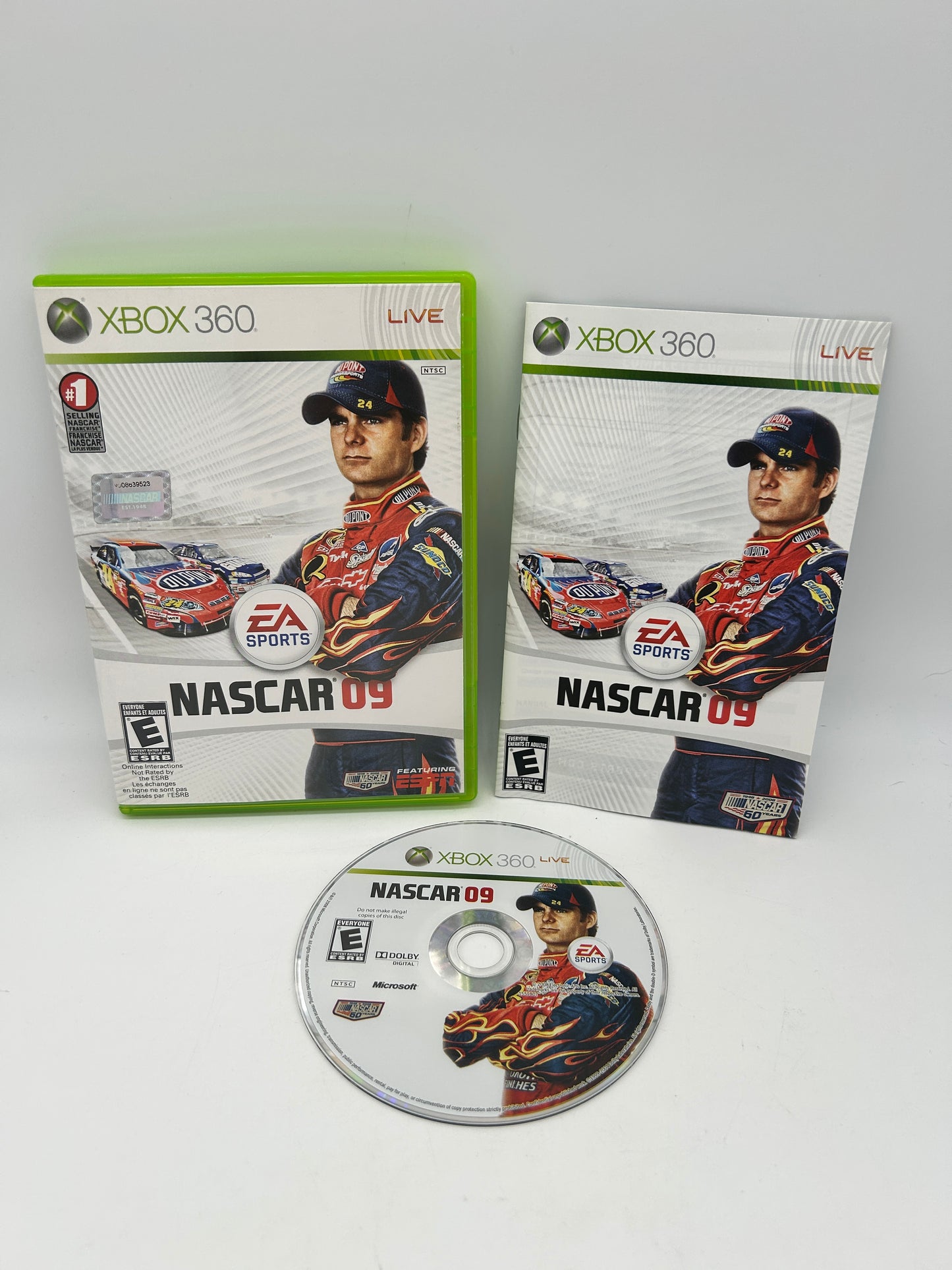 PiXEL-RETRO.COM : MICROSOFT XBOX 360 COMPLETE CIB BOX MANUAL GAME NTSC NASCAR 09