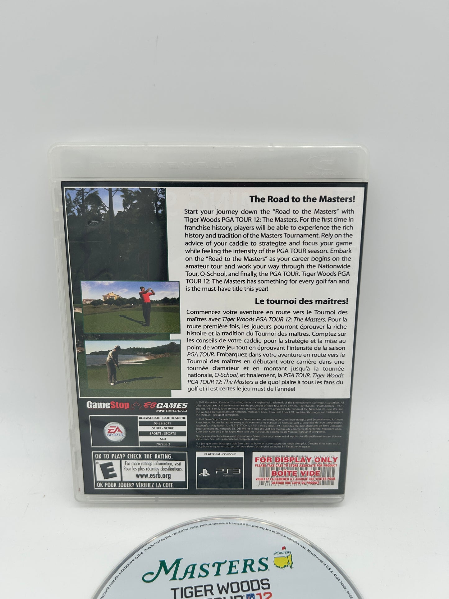 SONY PLAYSTATiON 3 [PS3] | Tiger Woods PGA TOUR 12 MASTERS