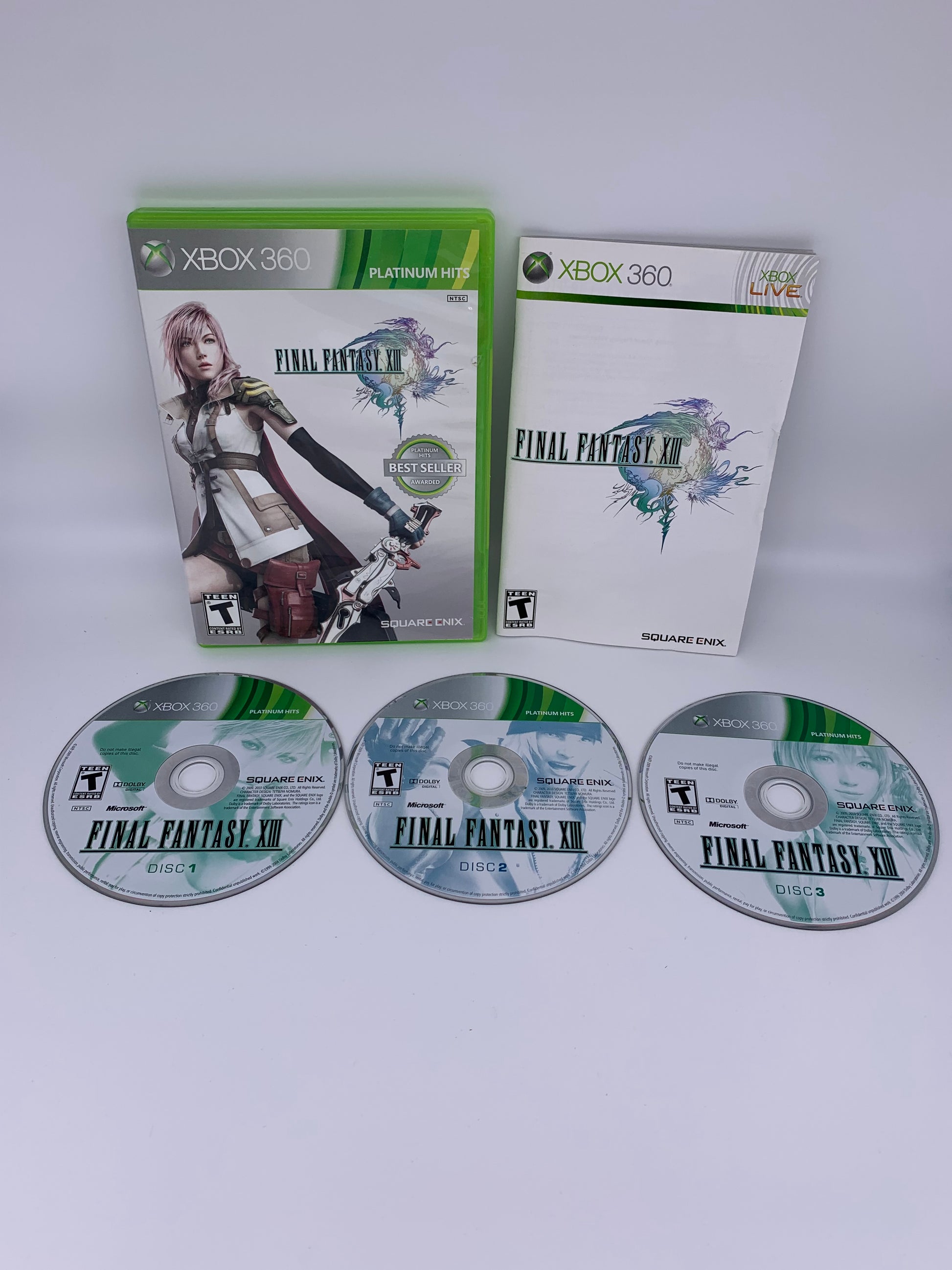 PiXEL-RETRO.COM : MICROSOFT XBOX 360 COMPLETE CIB BOX MANUAL GAME NTSC FINAL FANTASY XIII