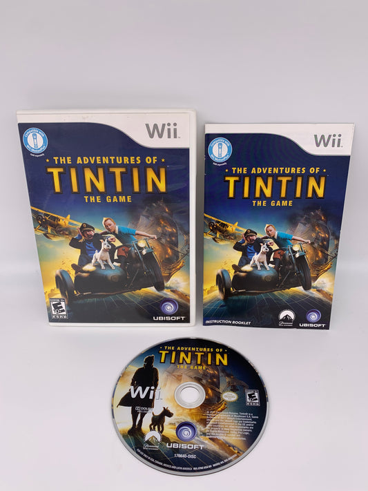 PiXEL-RETRO.COM : NINTENDO WII COMPLET CIB BOX MANUAL GAME NTSC THE ADVENTURES OF TINTIN THE GAME