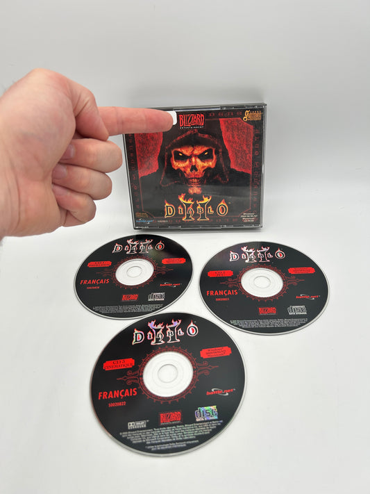 PiXEL-RETRO.COM : COMPUTER (PC) COMPLETE CIB BOX MANUAL GAME NTSC DIABLO II 2