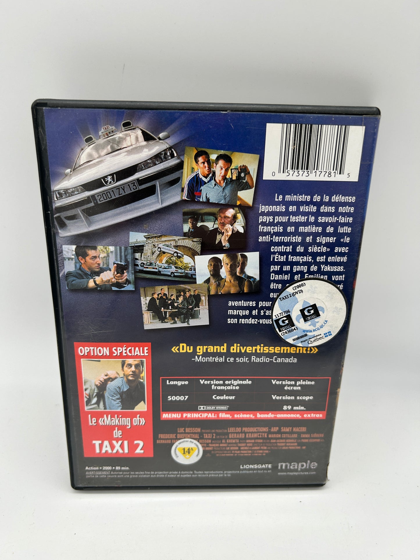FiLM DVD | TAXi 2
