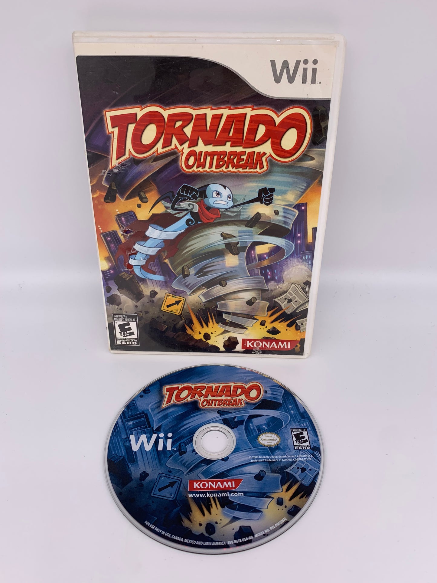 PiXEL-RETRO.COM : NINTENDO WII COMPLET CIB BOX MANUAL GAME NTSC TORNADO OUTBREAK