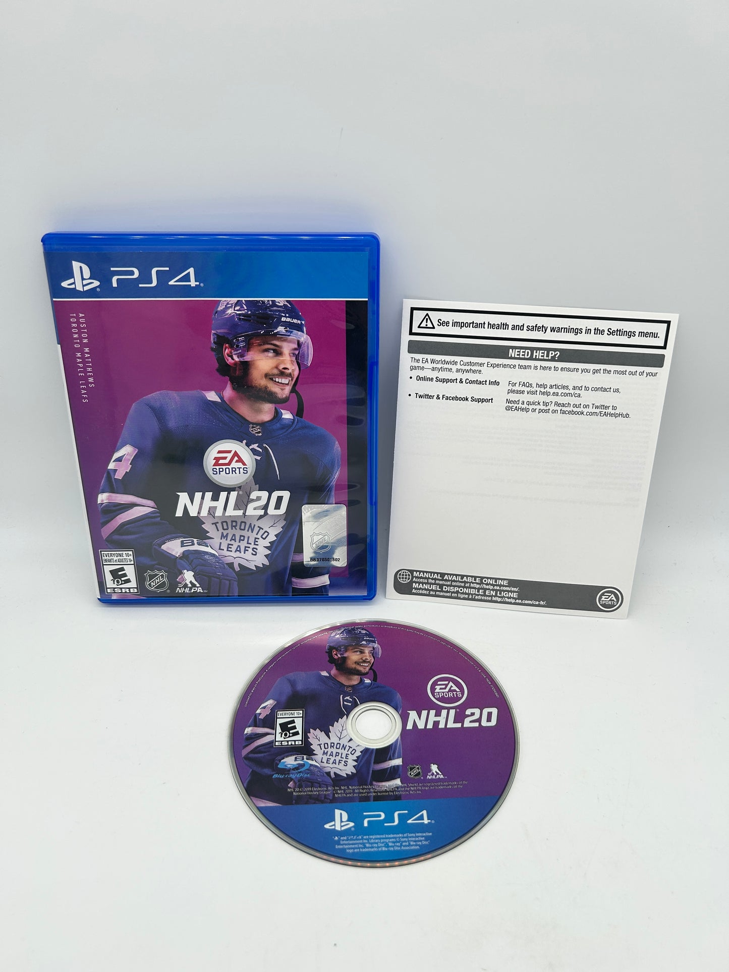 PiXEL-RETRO.COM : SONY PLAYSTATION 4 (PS4) COMPLETE CIB BOX MANUAL GAME NTSC NHL 20