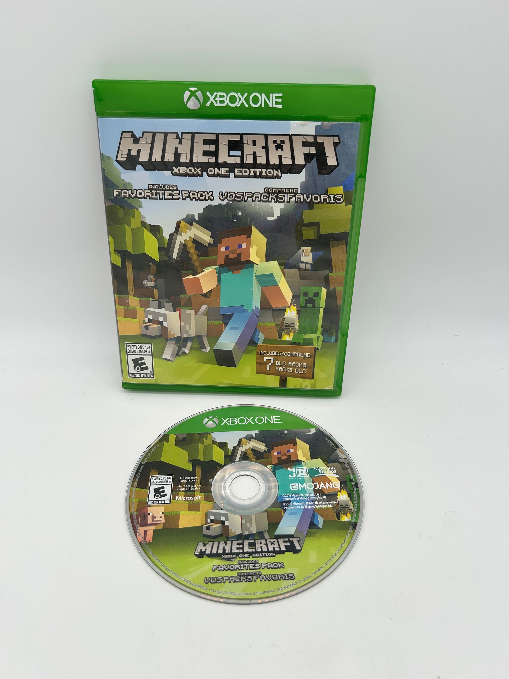 PiXEL-RETRO.COM : MICROSOFT XBOX ONE COMPLETE CIB BOX MANUAL GAME NTSC MINECRAFT EDITION