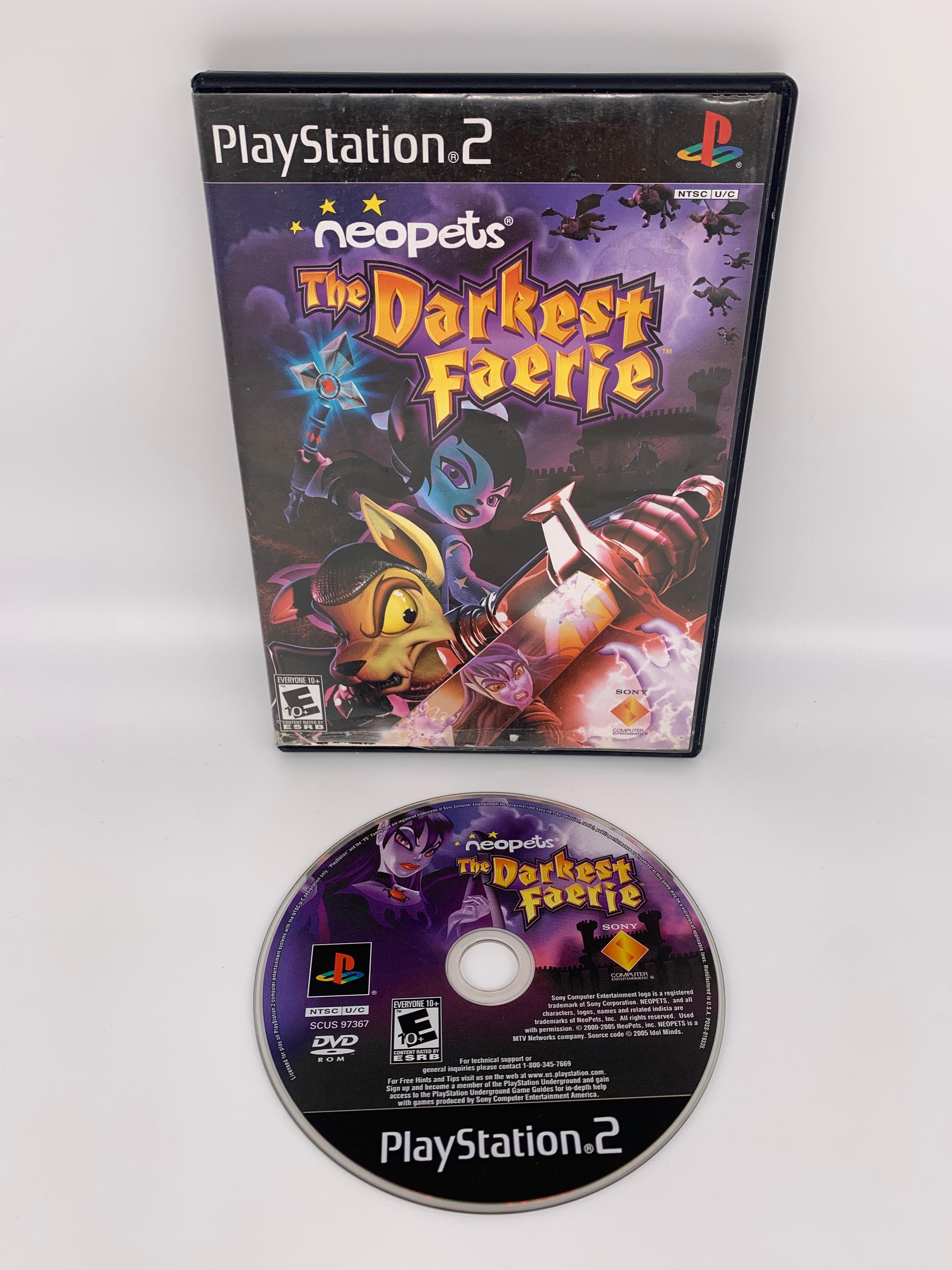 PiXEL-RETRO.COM : SONY PLAYSTATION 2 PS2 NEOPETS THE DARKEST FAERIE GAME BOX NTSC