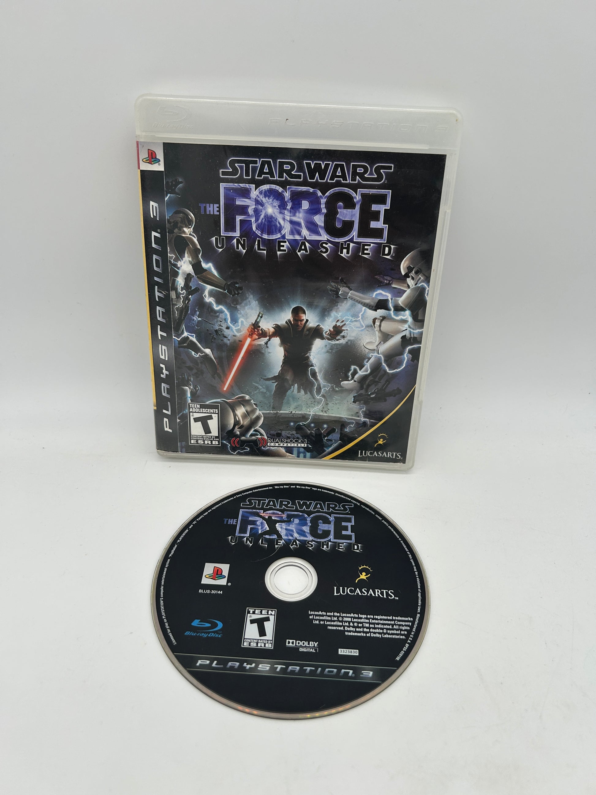 PiXEL-RETRO.COM : SONY PLAYSTATION 3 (PS3) COMPLET CIB BOX MANUAL GAME NTSC STAR WARS THE FORCE UNLEASHED