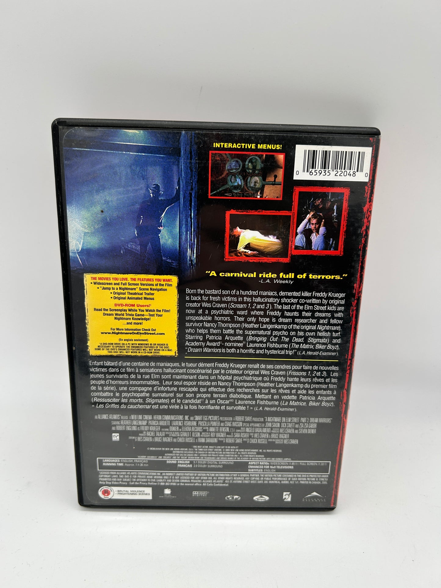 FiLM DVD | FREDDY 3 LES GRiFFES DU CAUCHEMAR [A NiGHTMARE ON ELM STREET]