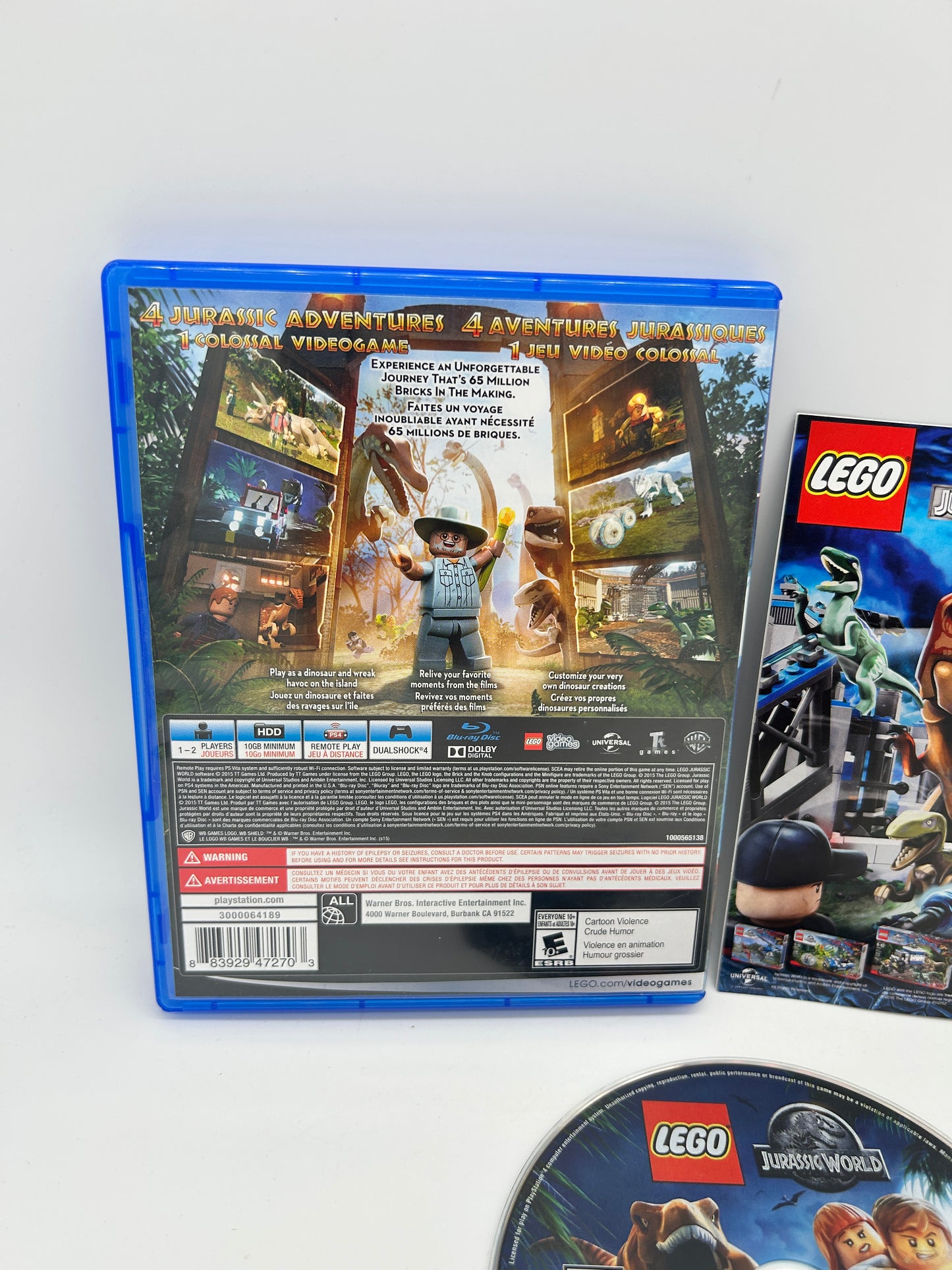 SONY PLAYSTATiON 4 [PS4] | LEGO JURASSiC WORLD