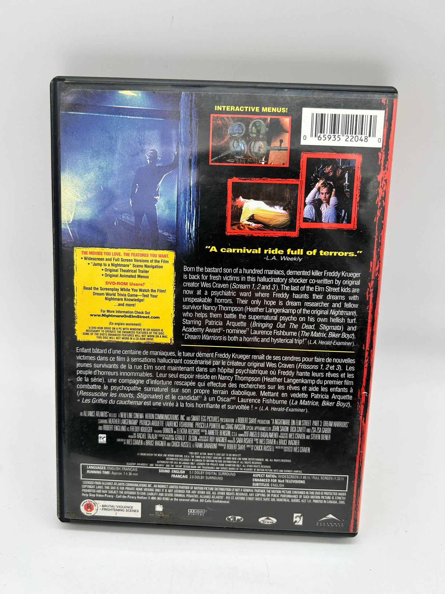DVD FILM | FREDDY 3: A NIGHTMARE ON ELM STREET