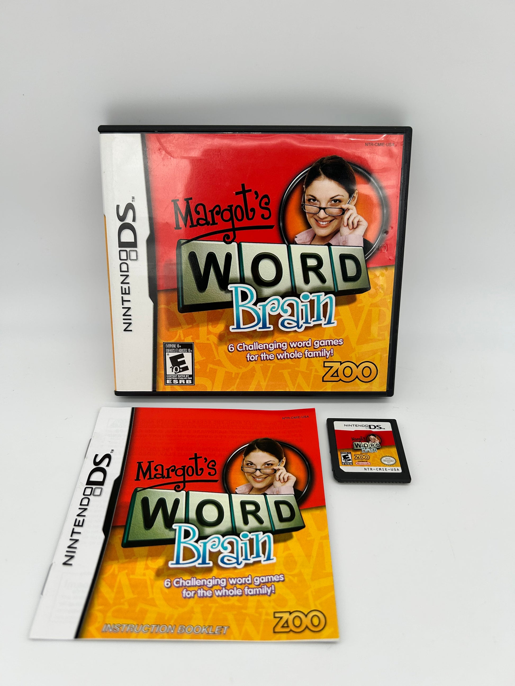 PiXEL-RETRO.COM : NINTENDO DS (DS) COMPLETE CIB BOX MANUAL GAME NTSC MARGOT'S WORD BRAIN