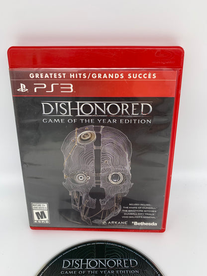 SONY PLAYSTATiON 3 [PS3] | DiSHONORED | GREATEST HiTS GAME OF THE YEAR EDiTiON