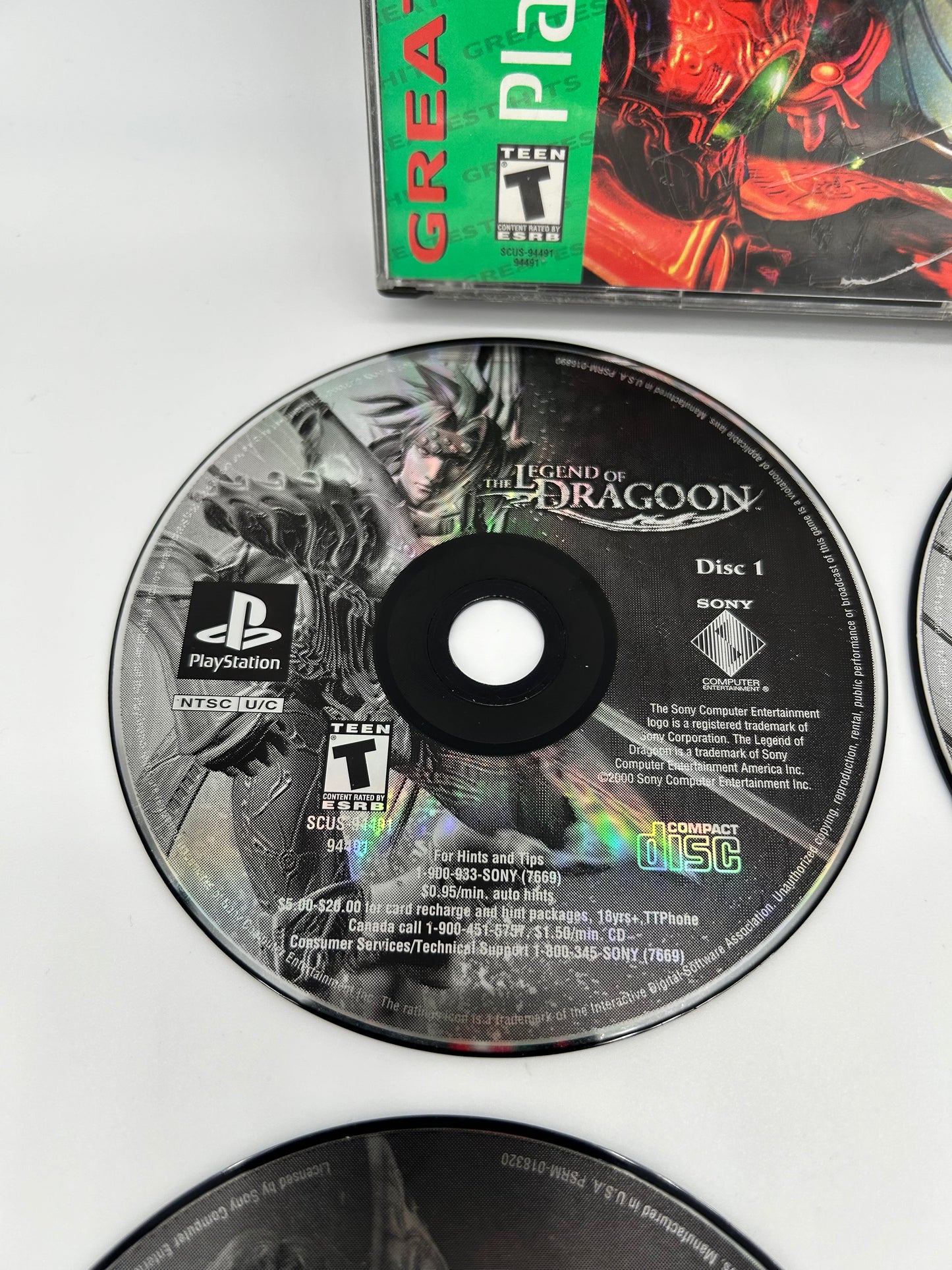 SONY PLAYSTATiON [PS1] | THE LEGEND OF DRAGOON | GREATEST HiTS