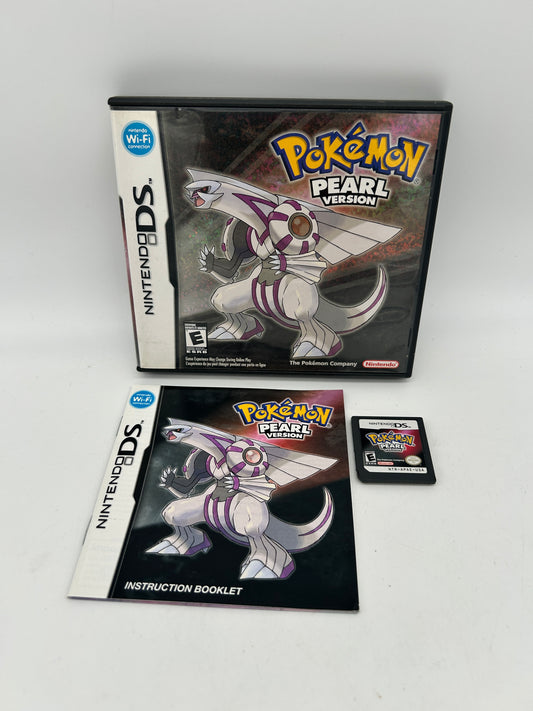 PiXEL-RETRO.COM : NINTENDO DS (DS) COMPLETE CIB BOX MANUAL GAME NTSC POKEMON VERSION PEARL