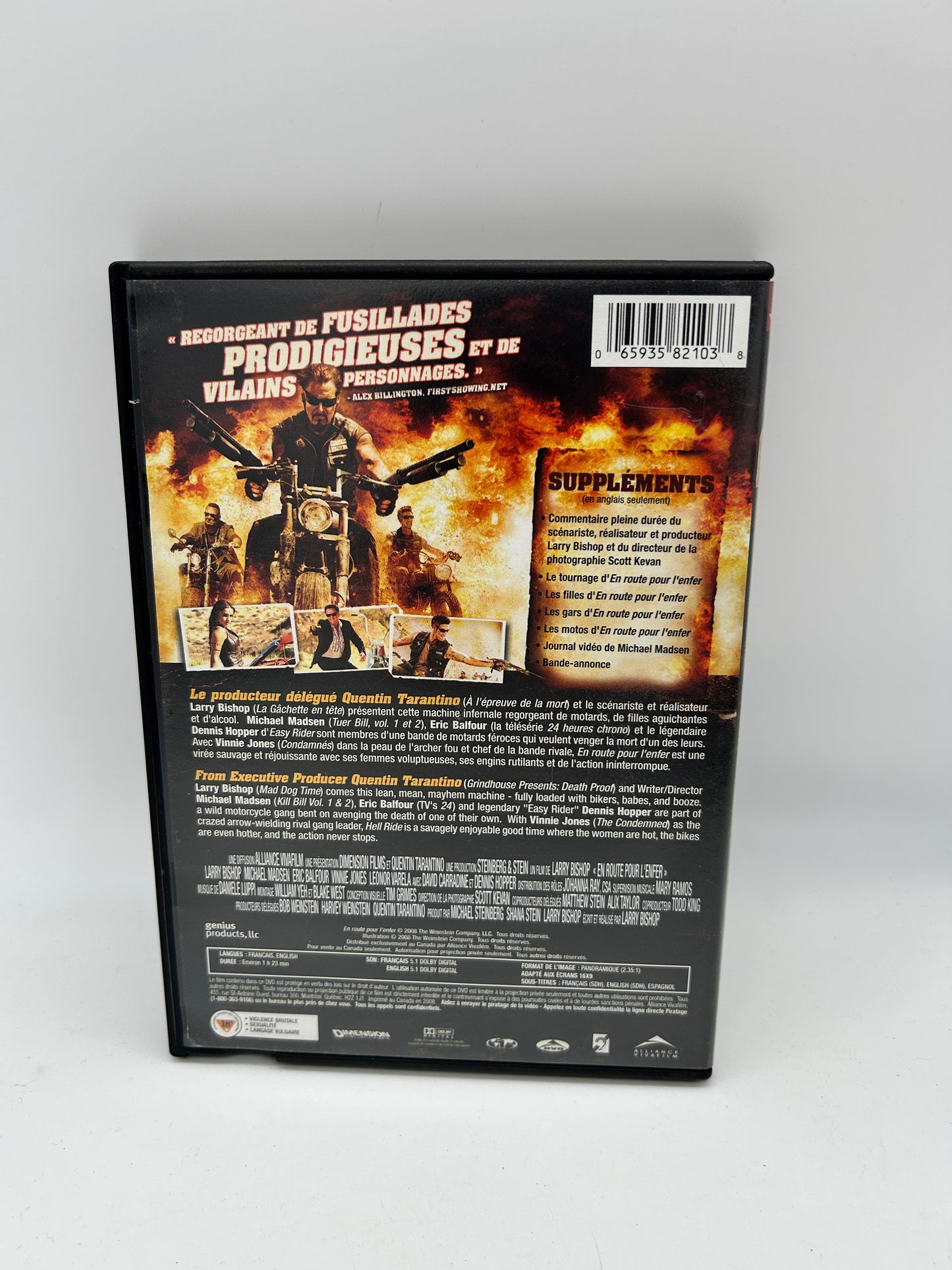 FiLM DVD | EN ROUTE POUR L'ENFER [HELL RiDE]