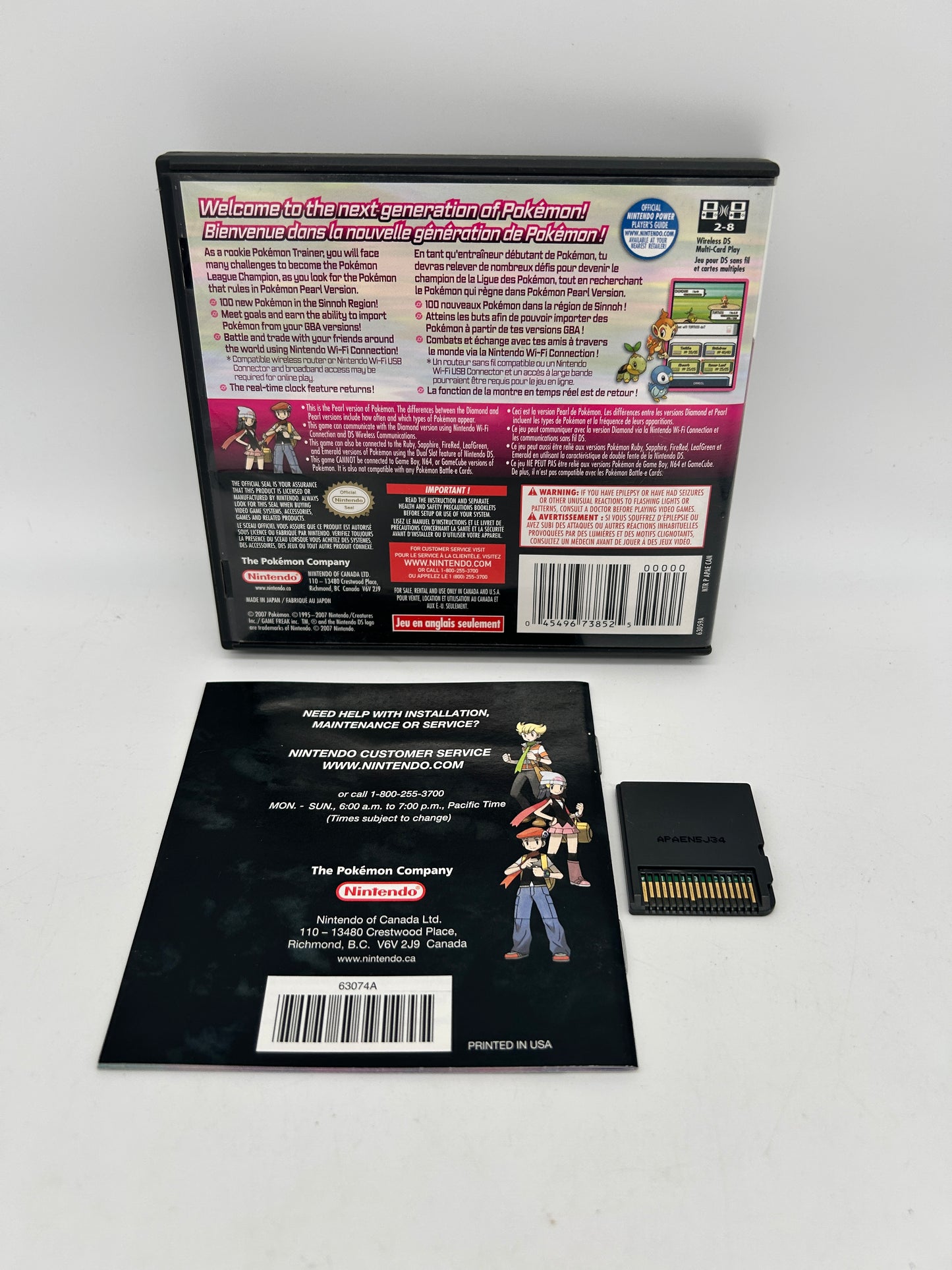 NiNTENDO DS | POKEMON PEARL VERSiON