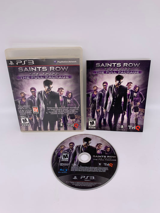 PiXEL-RETRO.COM : SONY PLAYSTATION 3 (PS3) COMPLET CIB BOX MANUAL GAME NTSC SAINTS ROW THE THIRD FULL PACKAGE