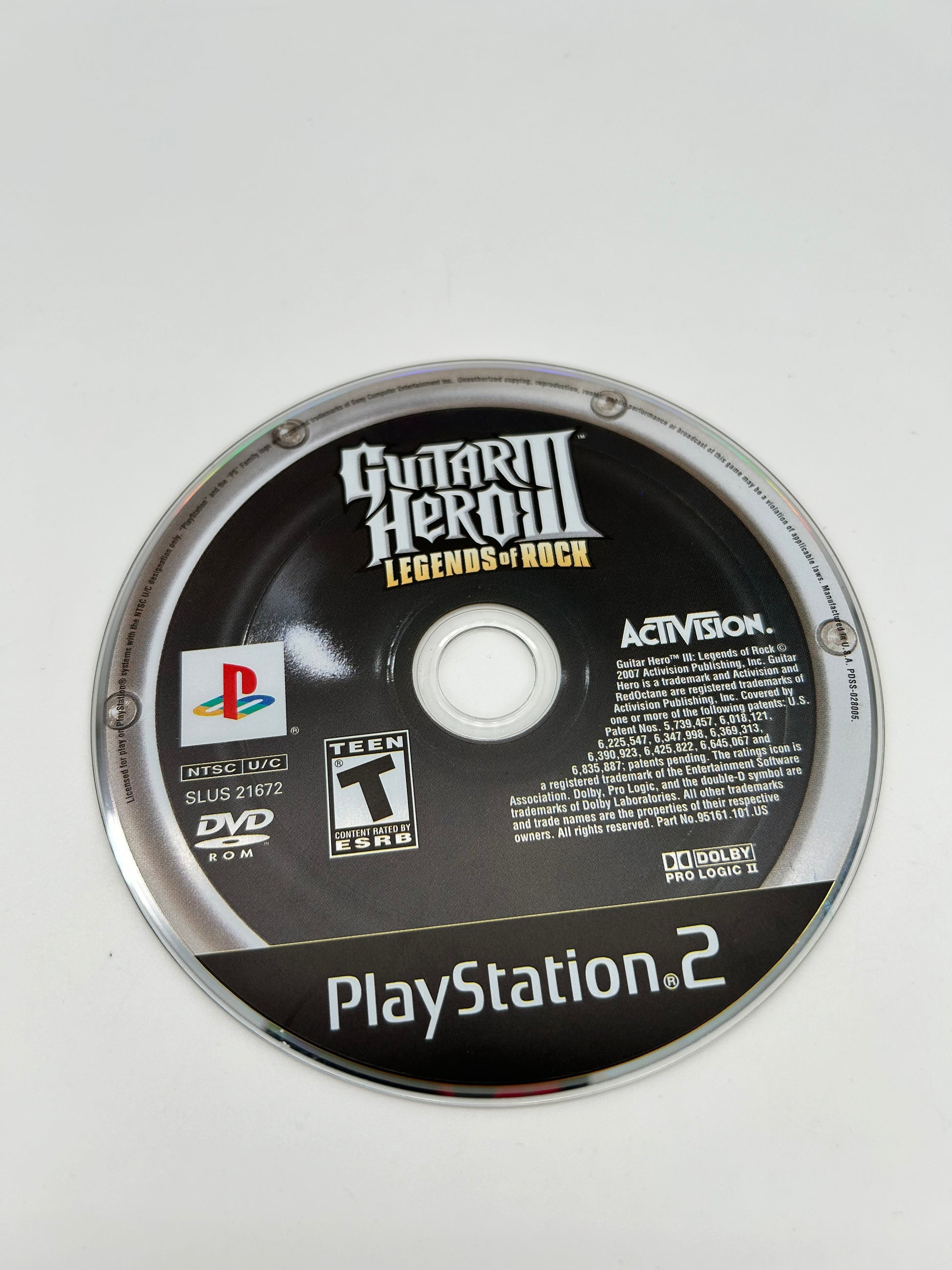 PiXEL-RETRO.COM : SONY PLAYSTATION 2 (PS2) GAME NTSC GUITAR HERO III LEGENDS OF ROCK