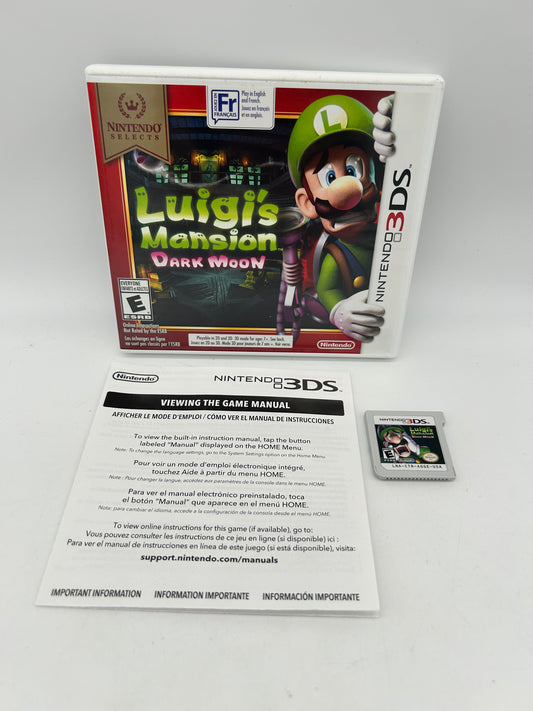 PiXEL-RETRO.COM : NINTENDO 3DS (3DS) COMPLETE CIB BOX MANUAL GAME NTSC LUIGI'S MANSION DARK MOON